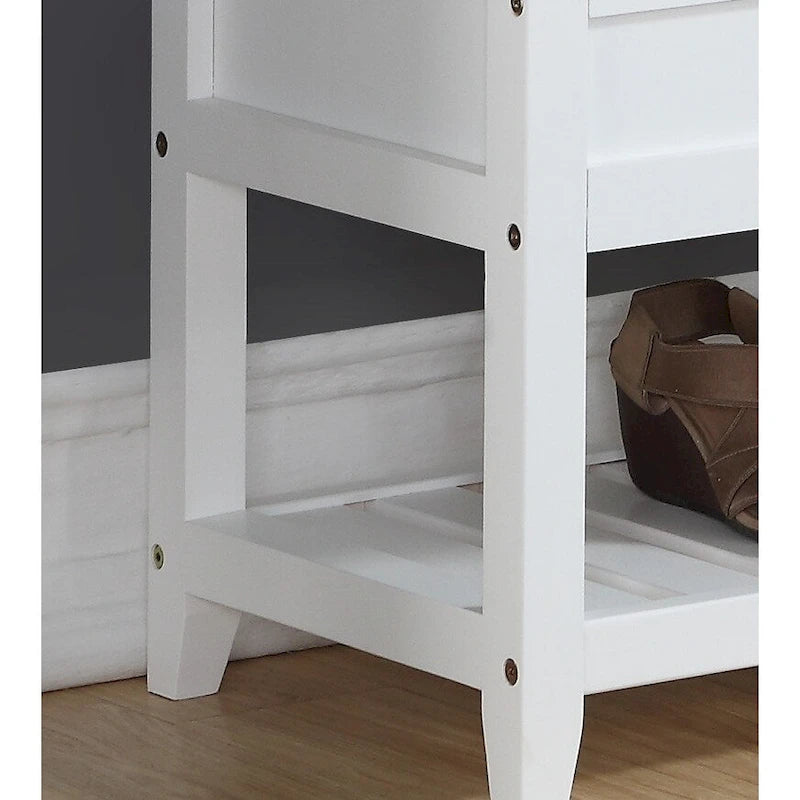 Seating Bench with Shoe Storage, Espresso