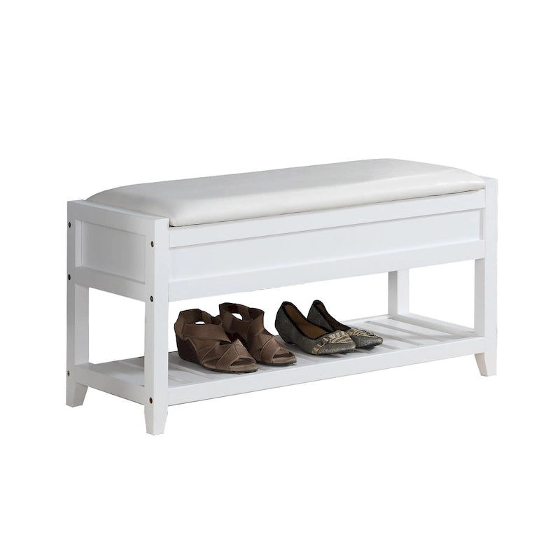 Seating Bench with Shoe Storage, Espresso
