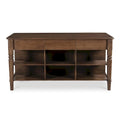 Îlot de cuisine en bois avec rangement - 72W x40.5D x36.5H