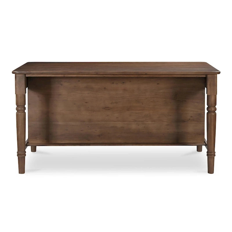 Îlot de cuisine en bois avec rangement - 72W x40.5D x36.5H