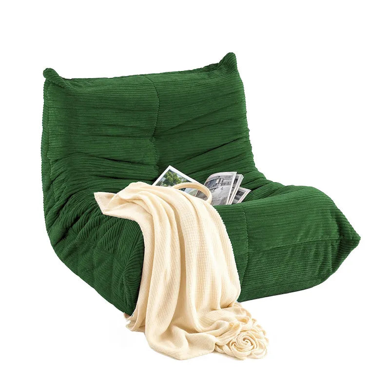Bean Bag Chairs Single Sofa with Foam Filling, Lazy Floor Sofa for Adults & Kids