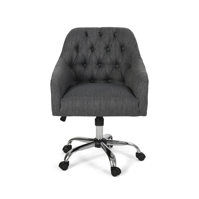 Upholstered Swivel Office Chair