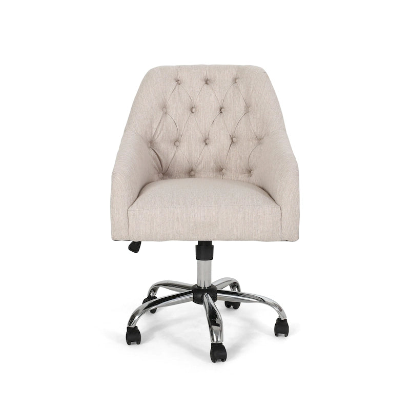 Upholstered Swivel Office Chair