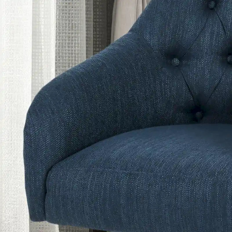 Upholstered Swivel Office Chair