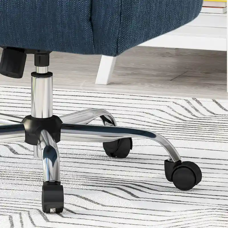 Upholstered Swivel Office Chair