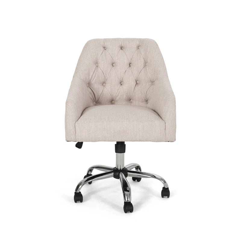 Upholstered Swivel Office Chair