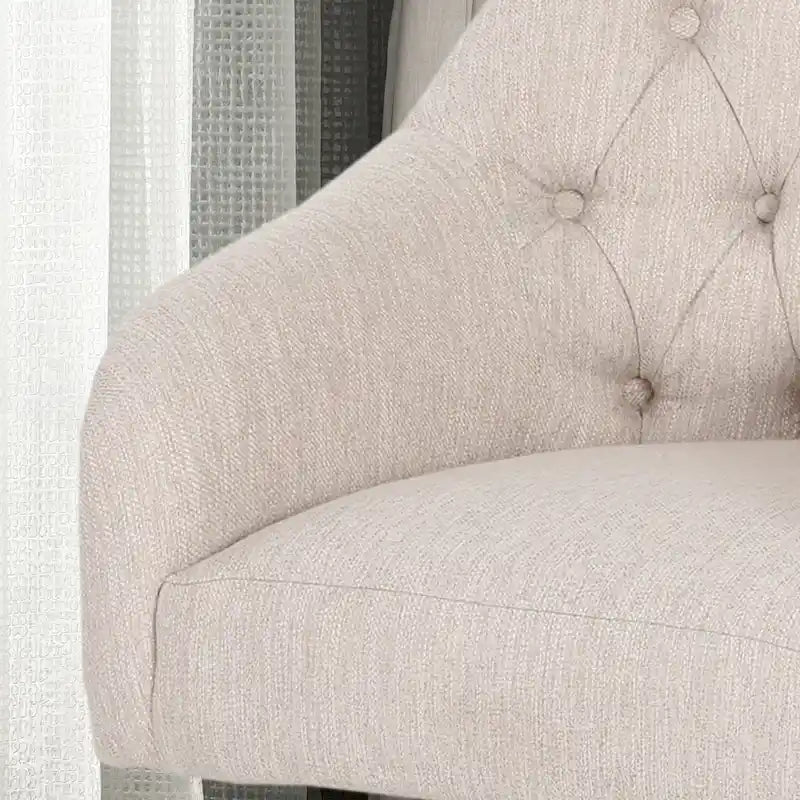 Upholstered Swivel Office Chair