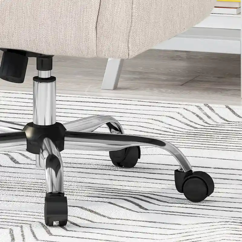 Upholstered Swivel Office Chair