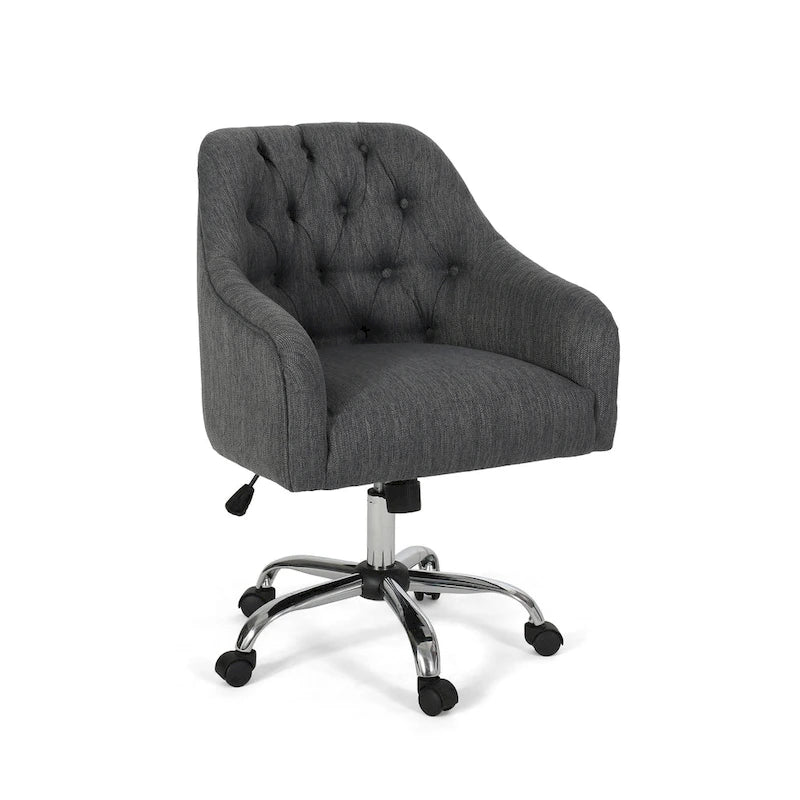 Upholstered Swivel Office Chair