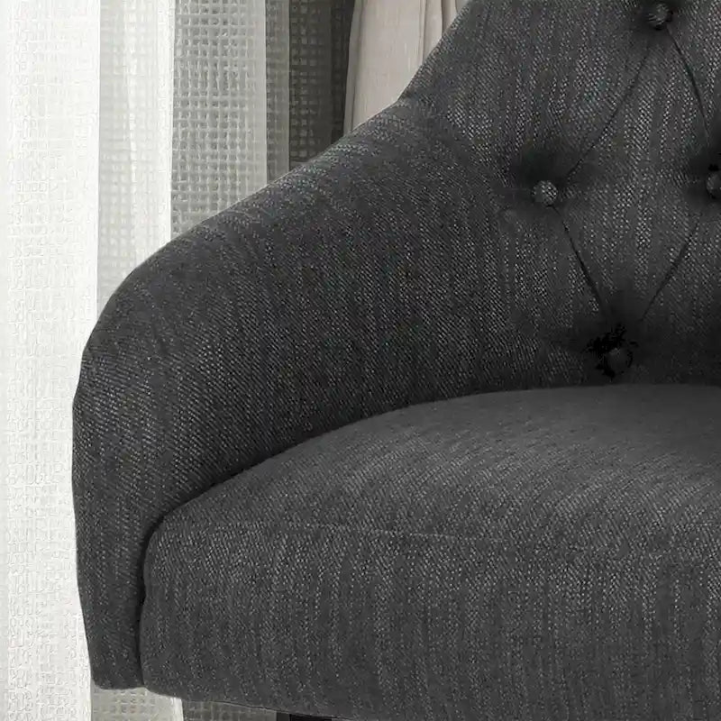 Upholstered Swivel Office Chair
