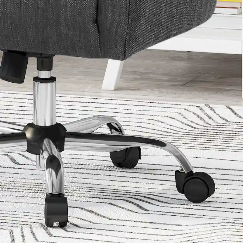 Upholstered Swivel Office Chair