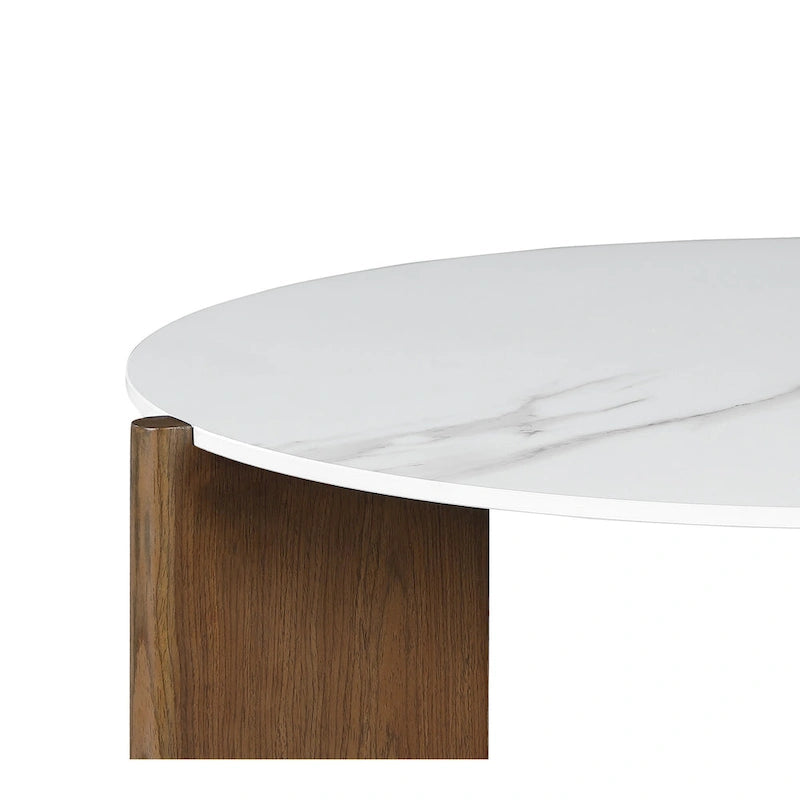 Sintered Stone Top Cocktail Table