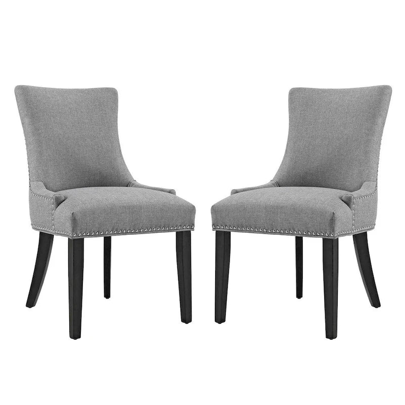 Set of 2 Fabric Dining Side Chair