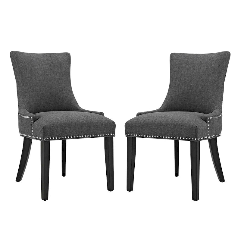 Set of 2 Fabric Dining Side Chair