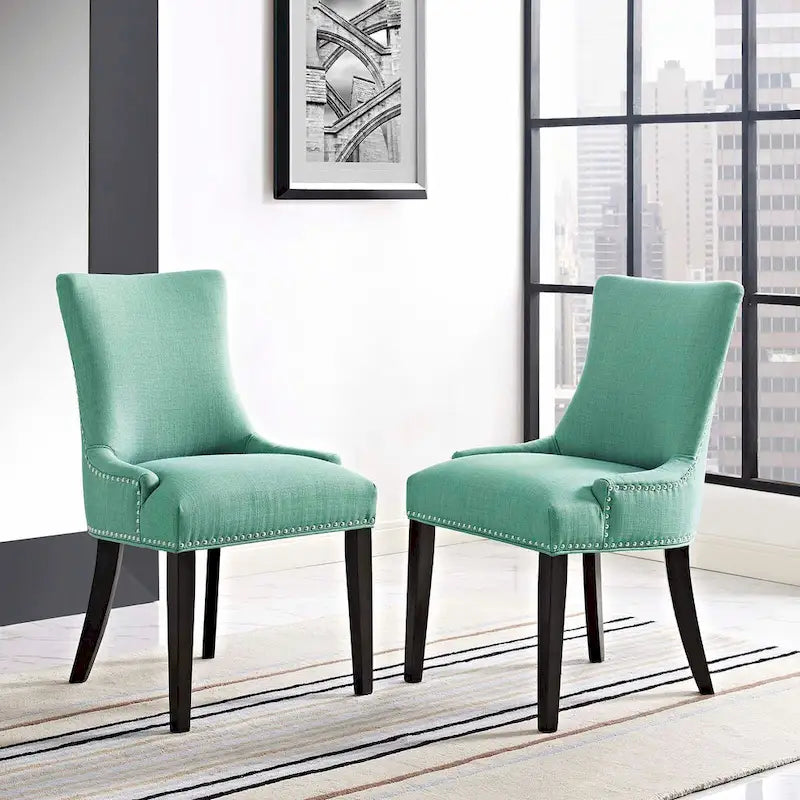 Set of 2 Fabric Dining Side Chair