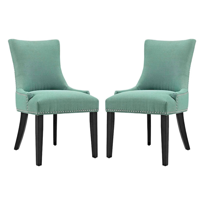 Set of 2 Fabric Dining Side Chair