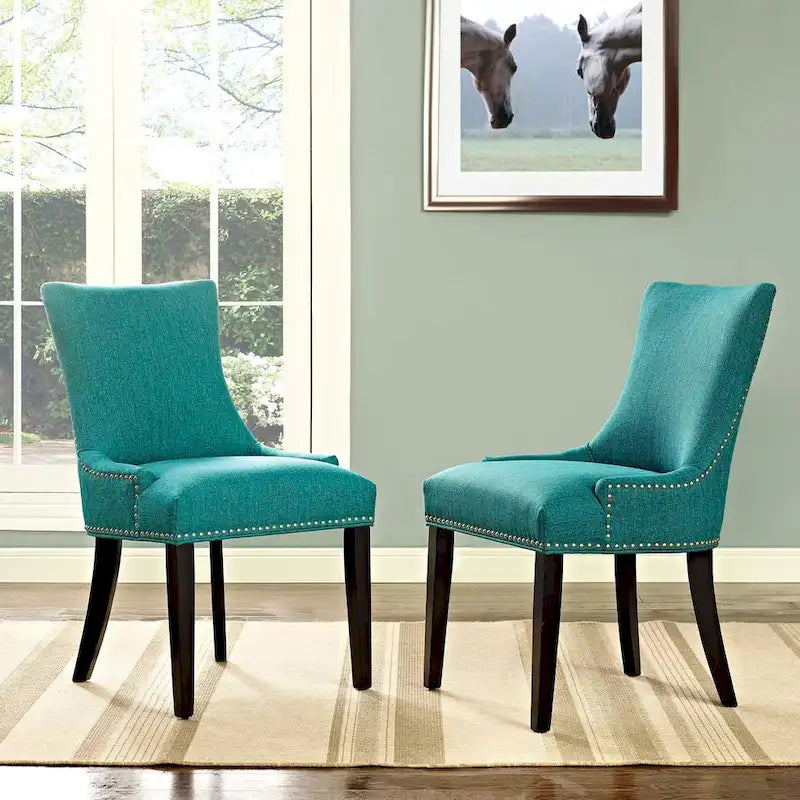 Set of 2 Fabric Dining Side Chair