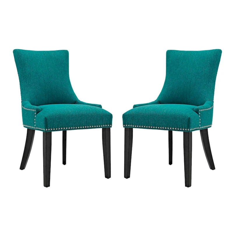 Set of 2 Fabric Dining Side Chair
