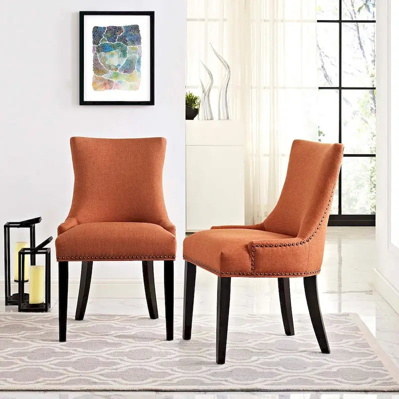 Set of 2 Fabric Dining Side Chair