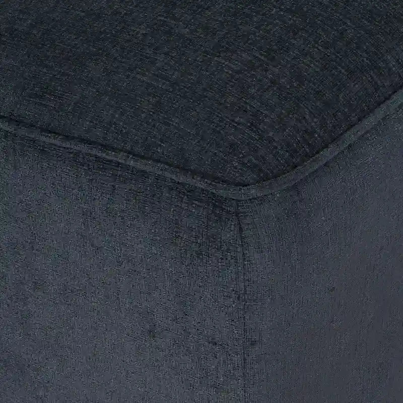 Contemporary Tufted Double Chaise Lounge with Accent Pillows - 63.00 L x 58.50 W x 34.50 H