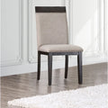 Espresso Upholstered Side Chairs (Set of 2)