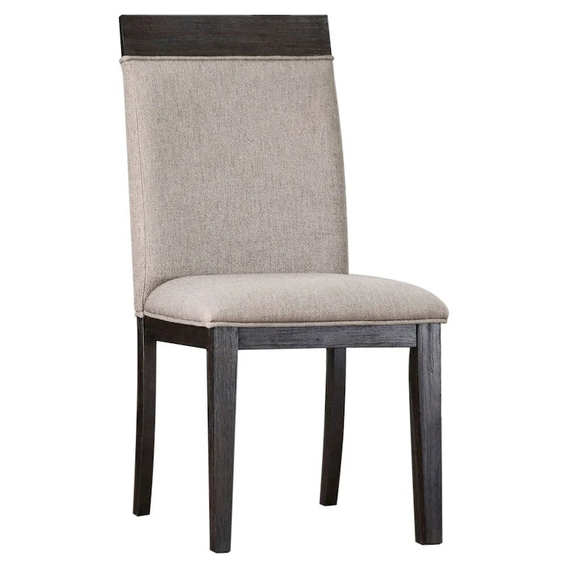 Espresso Upholstered Side Chairs (Set of 2)