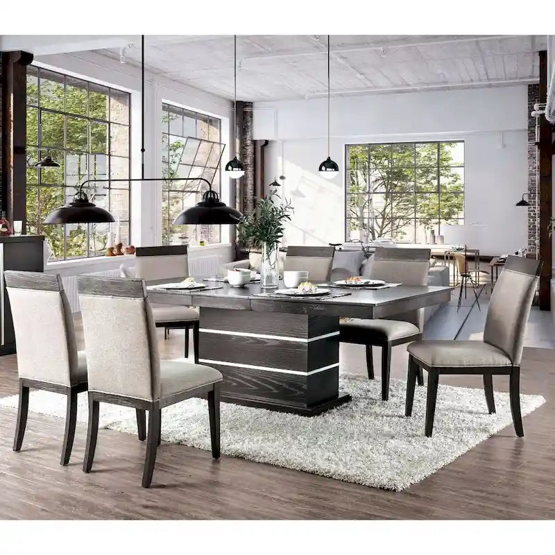 Espresso Upholstered Side Chairs (Set of 2)