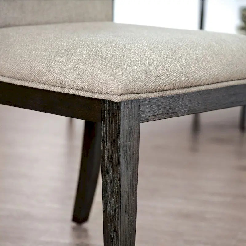 Espresso Upholstered Side Chairs (Set of 2)