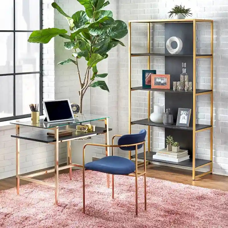 Mid-Century Glass Desk