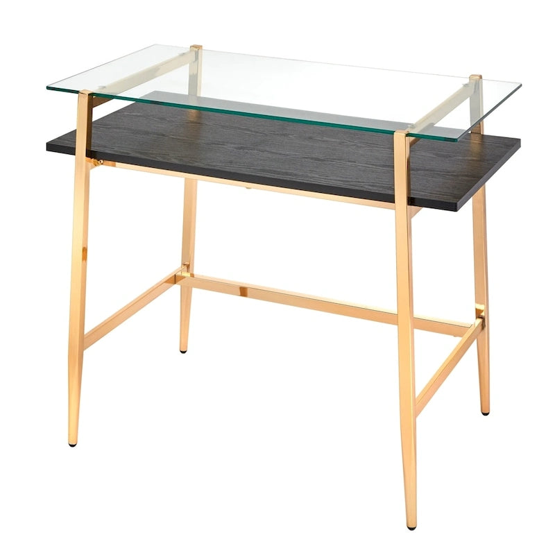 Mid-Century Glass Desk