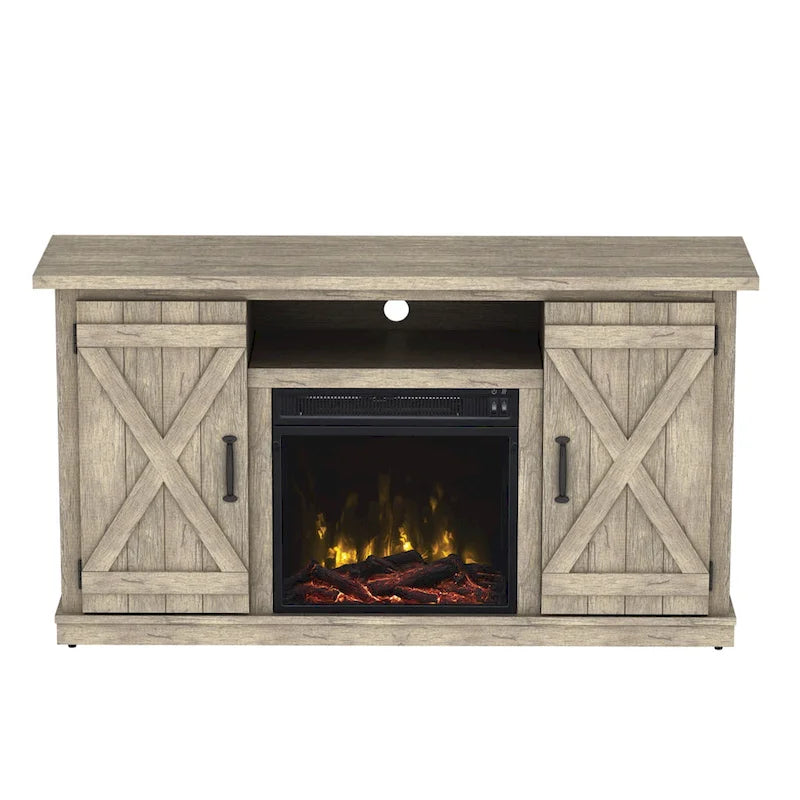 Electric Fireplace TV Stand for TVs up to 55 - 47.5 inches in width
