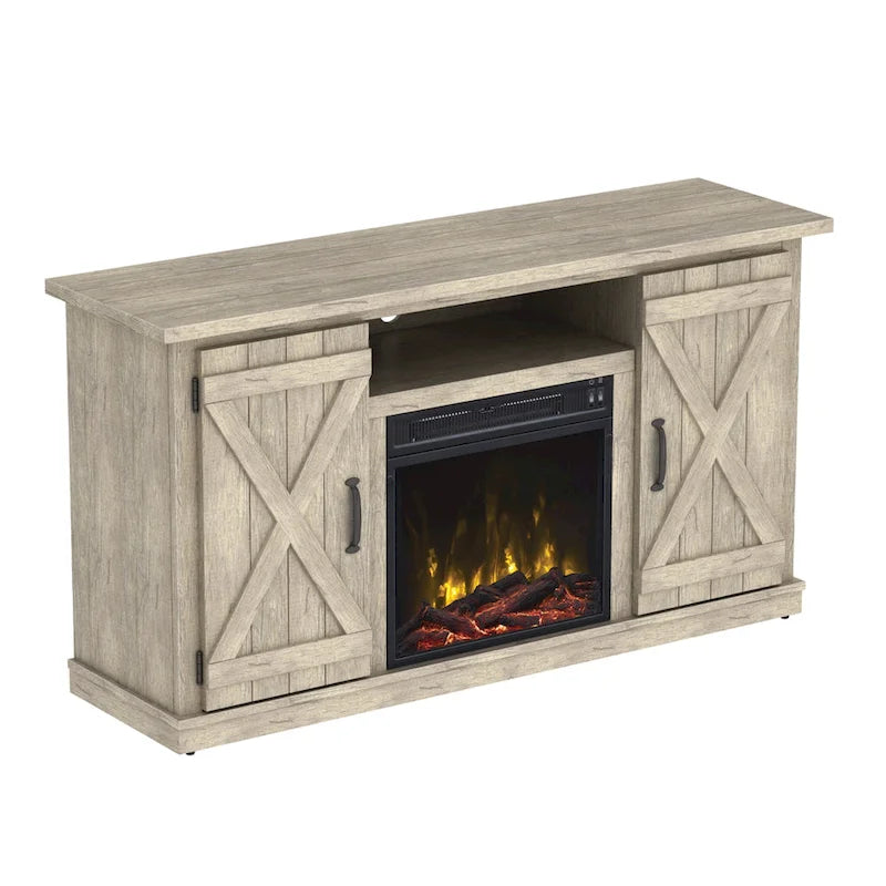 Electric Fireplace TV Stand for TVs up to 55 - 47.5 inches in width