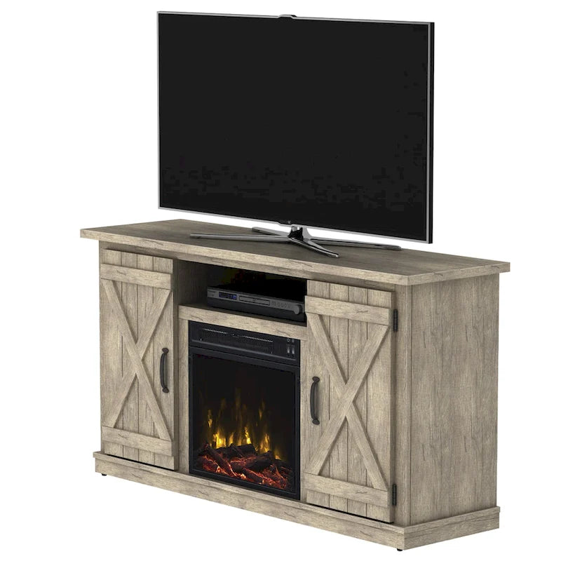 Electric Fireplace TV Stand for TVs up to 55 - 47.5 inches in width