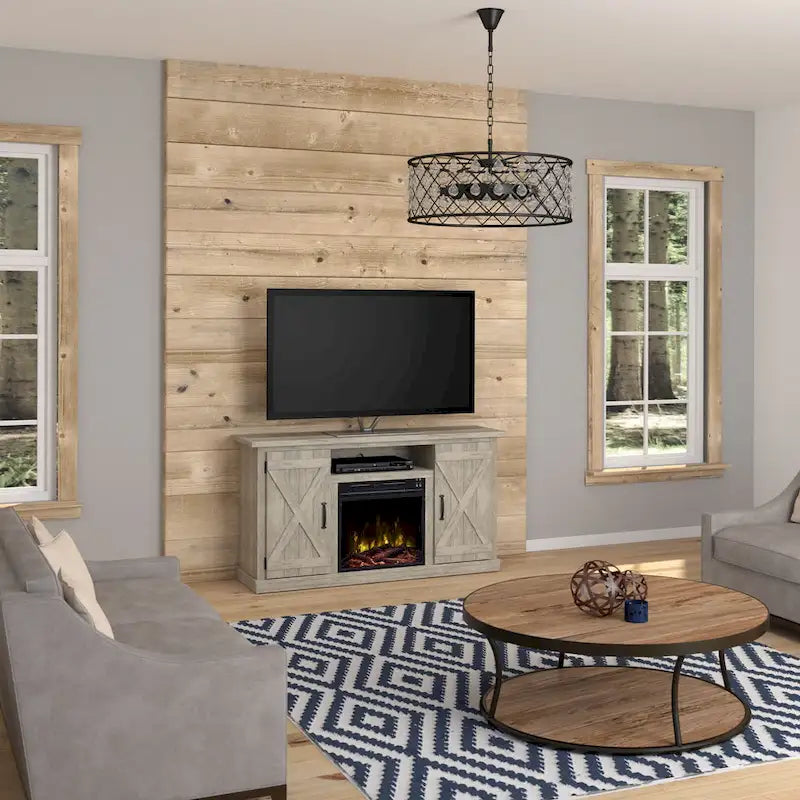 Electric Fireplace TV Stand for TVs up to 55 - 47.5 inches in width