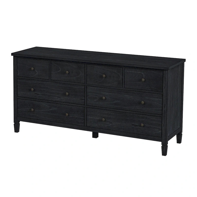 8-Drawer Wood Dresser