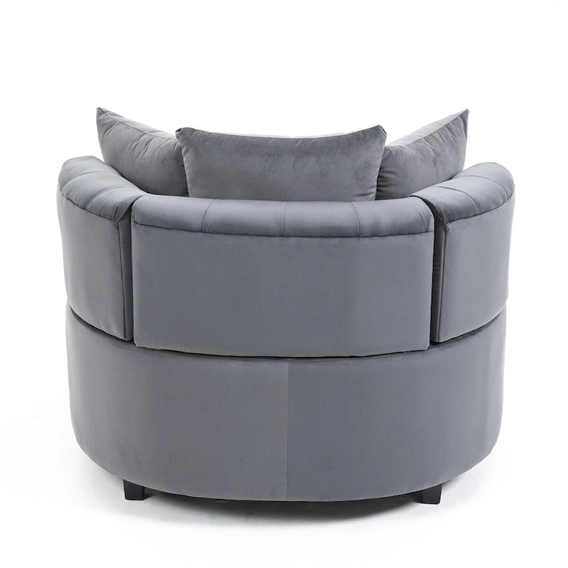Fauteuil d'appoint / Fauteuil tonneau classique pour le salon / Fauteuil de détente moderne