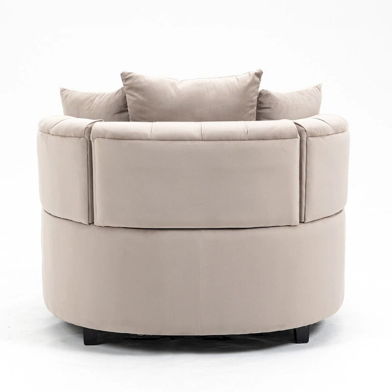 Fauteuil d'appoint / Fauteuil tonneau classique pour le salon / Fauteuil de détente moderne