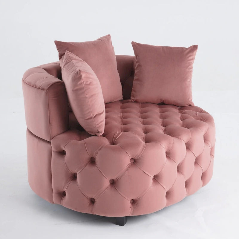 Fauteuil d'appoint / Fauteuil tonneau classique pour le salon / Fauteuil de détente moderne