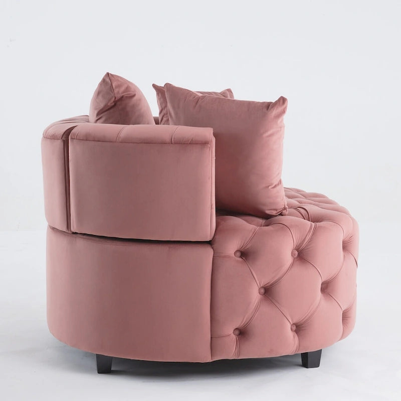 Fauteuil d'appoint / Fauteuil tonneau classique pour le salon / Fauteuil de détente moderne