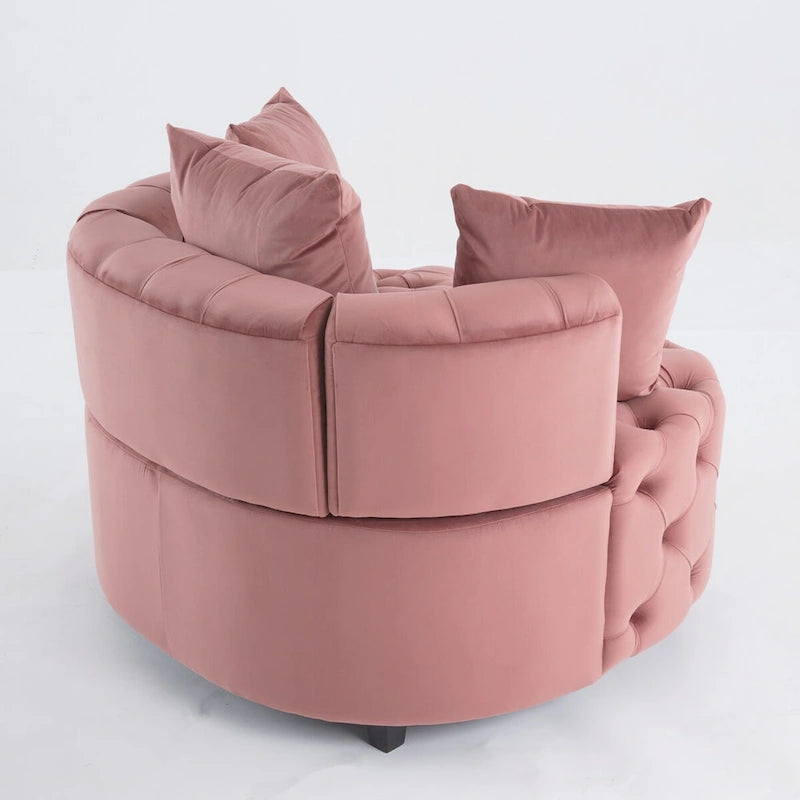 Fauteuil d'appoint / Fauteuil tonneau classique pour le salon / Fauteuil de détente moderne