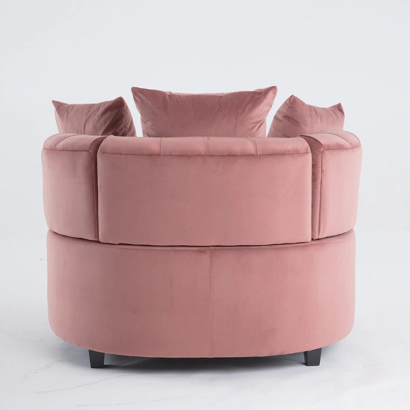 Fauteuil d'appoint / Fauteuil tonneau classique pour le salon / Fauteuil de détente moderne
