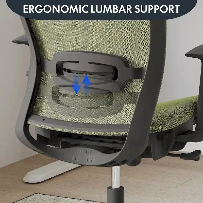 Ergonomic Office Desk Chair 360 Swivel Height Adjustable Mesh Chair, Adjustable Headrest, Lumbar Support, Armrest