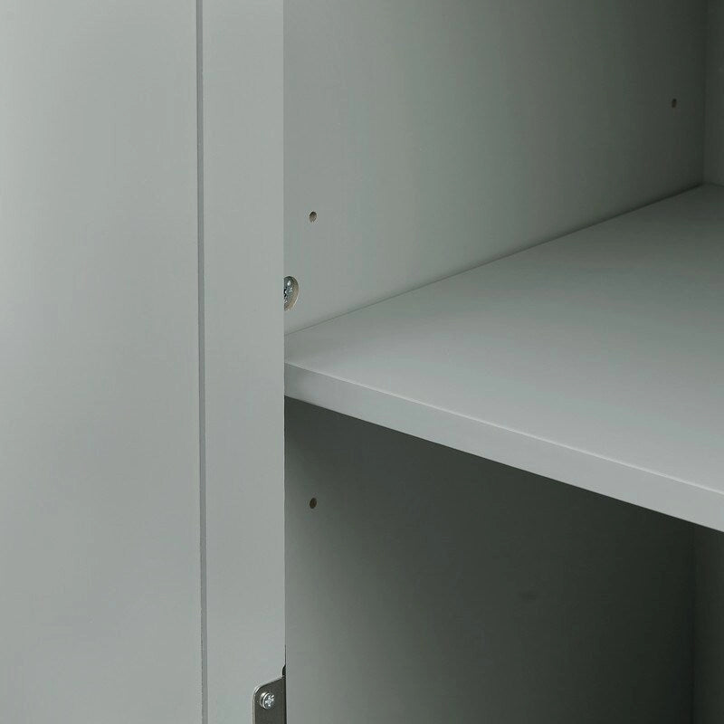 Hoher Aufbewahrungsschrank mit drei Schubladen für Bad und Büro