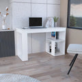 47" Computer Desk with Storage Shelves