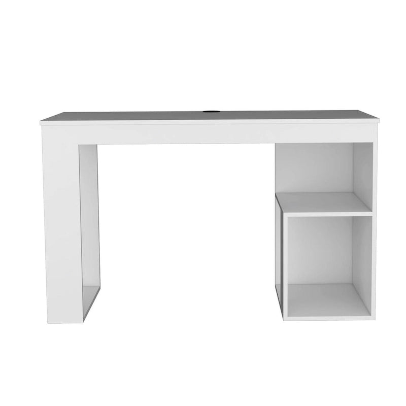 47" Computer Desk with Storage Shelves