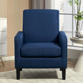 Minimalist Elegant Armchair with Solid Wood Frame